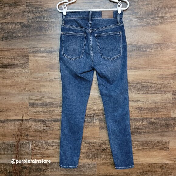 Madewell Jeans 27 Skinny 10" High Rise Cordell Wash MB968 Tummy Control Stretch - Picture 2 of 12